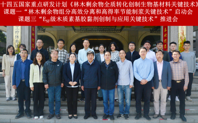 林木剩余物全質轉化創制生物基材料關鍵技術研發項目啟動，助力綠色低碳產業鏈升級